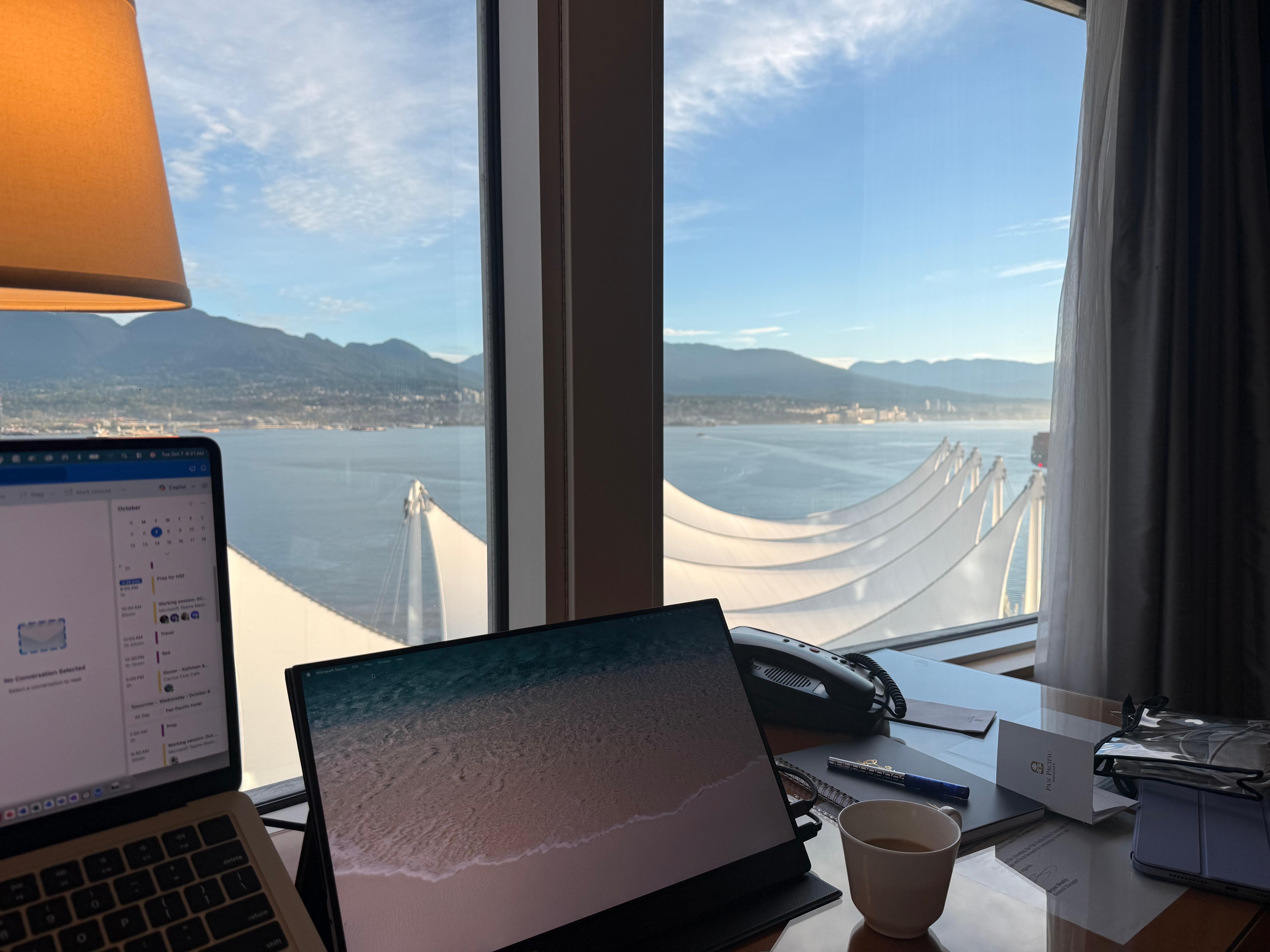 Desk with a view