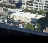 This parking lot turns into burnout pit around dark