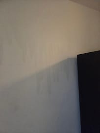 These photos show the suspected water leak.