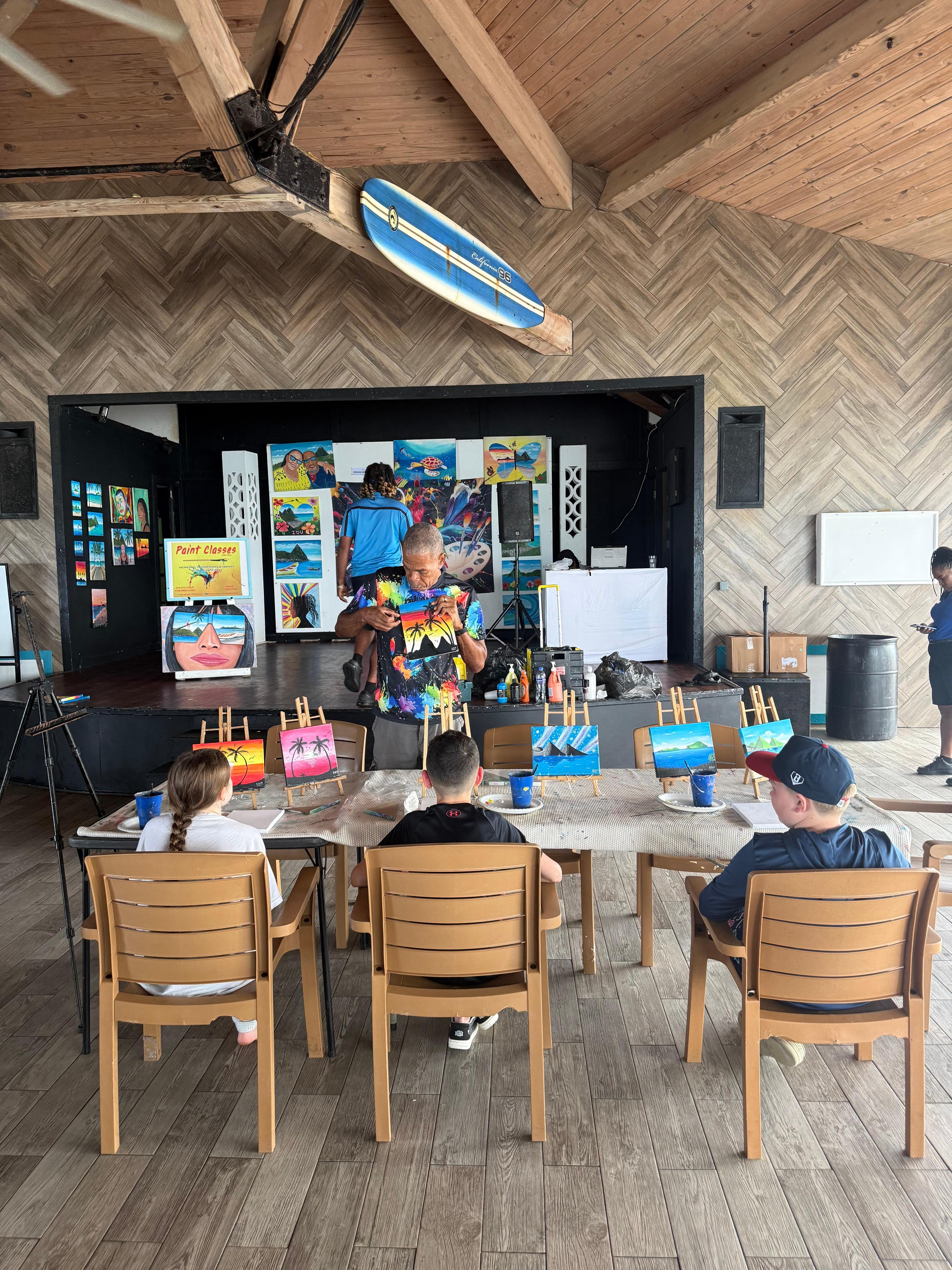 Painting- the kids loved this! $15/pp