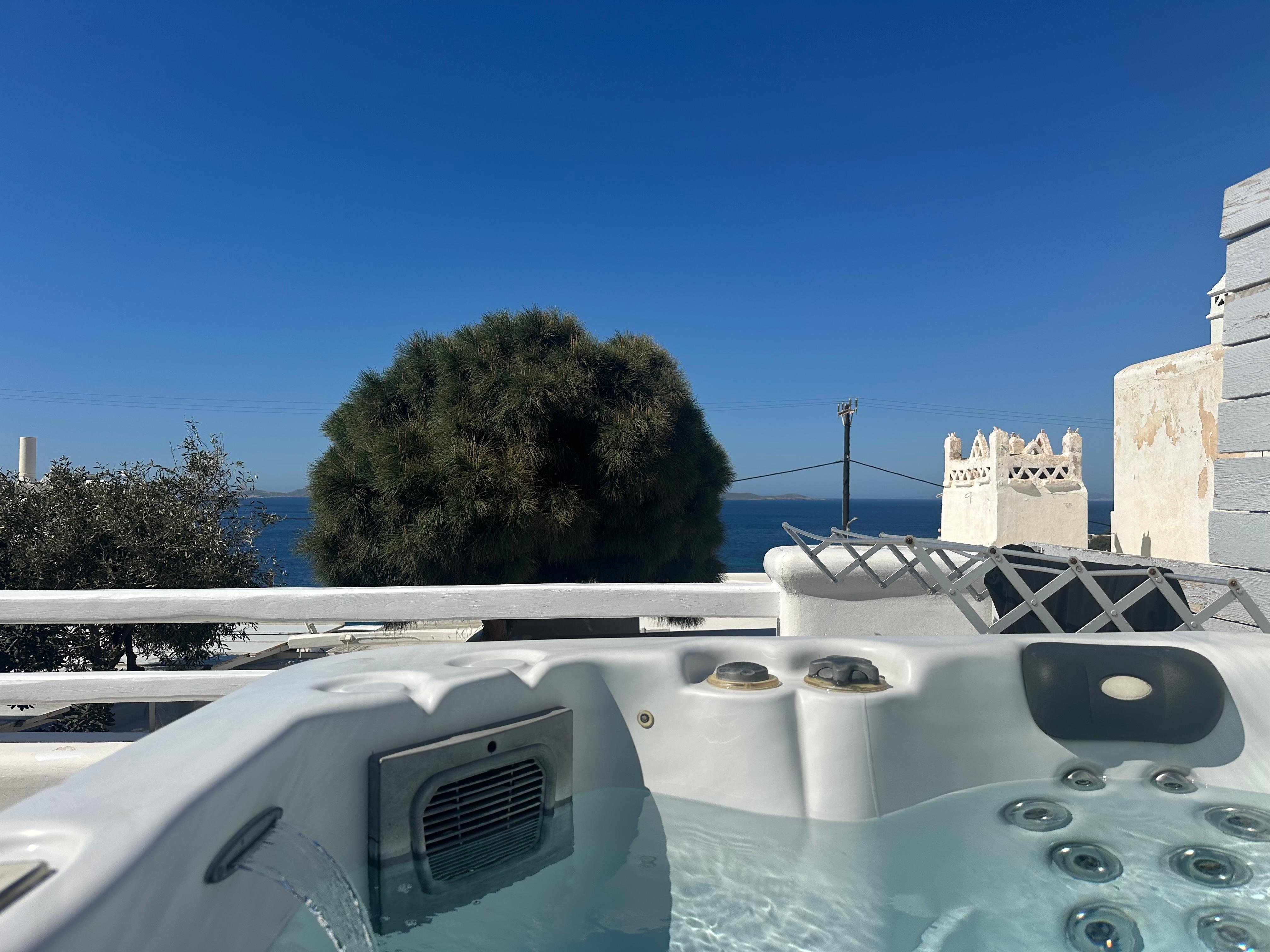 View from the hot tub 