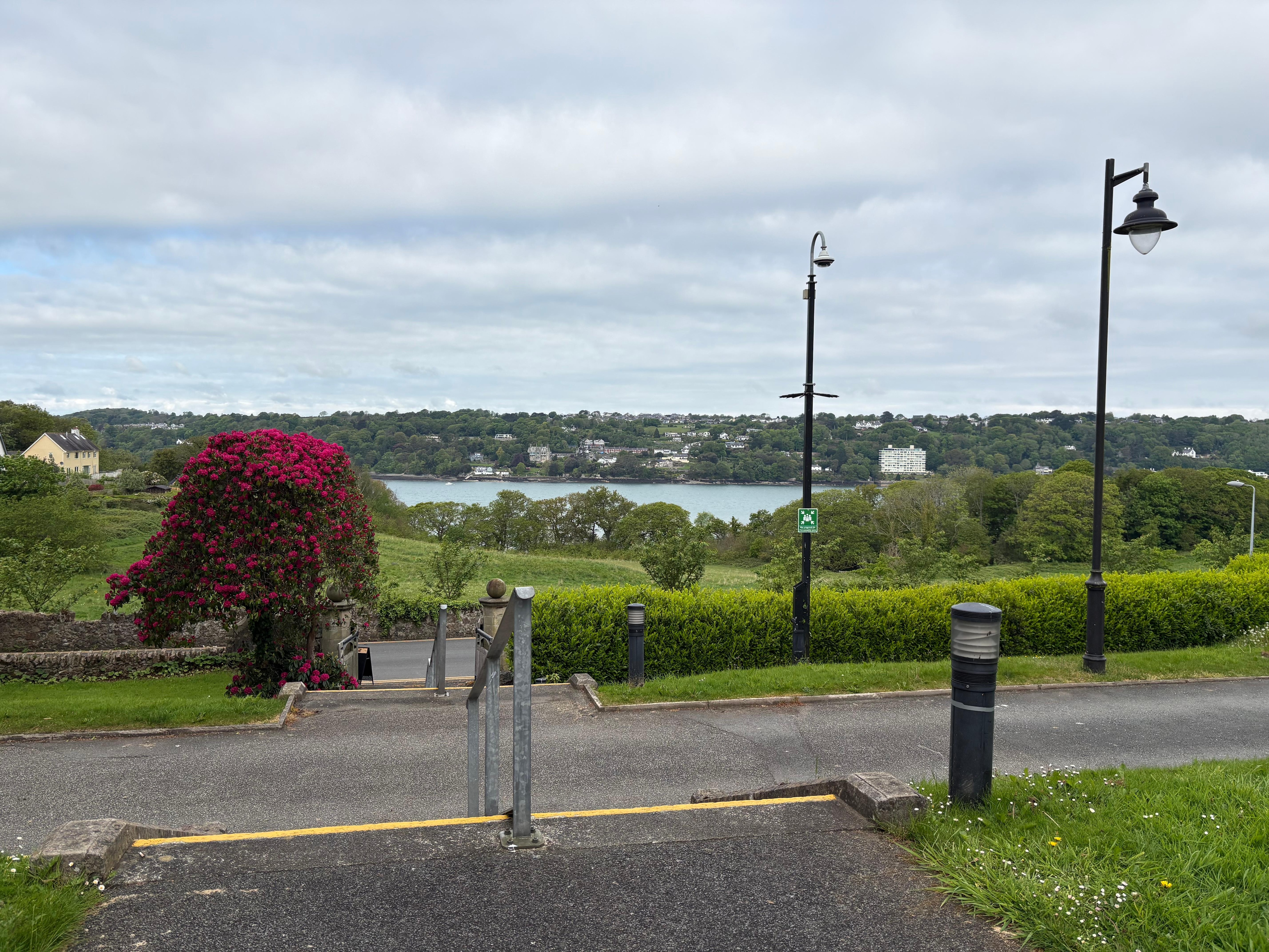 View from the back of the property 