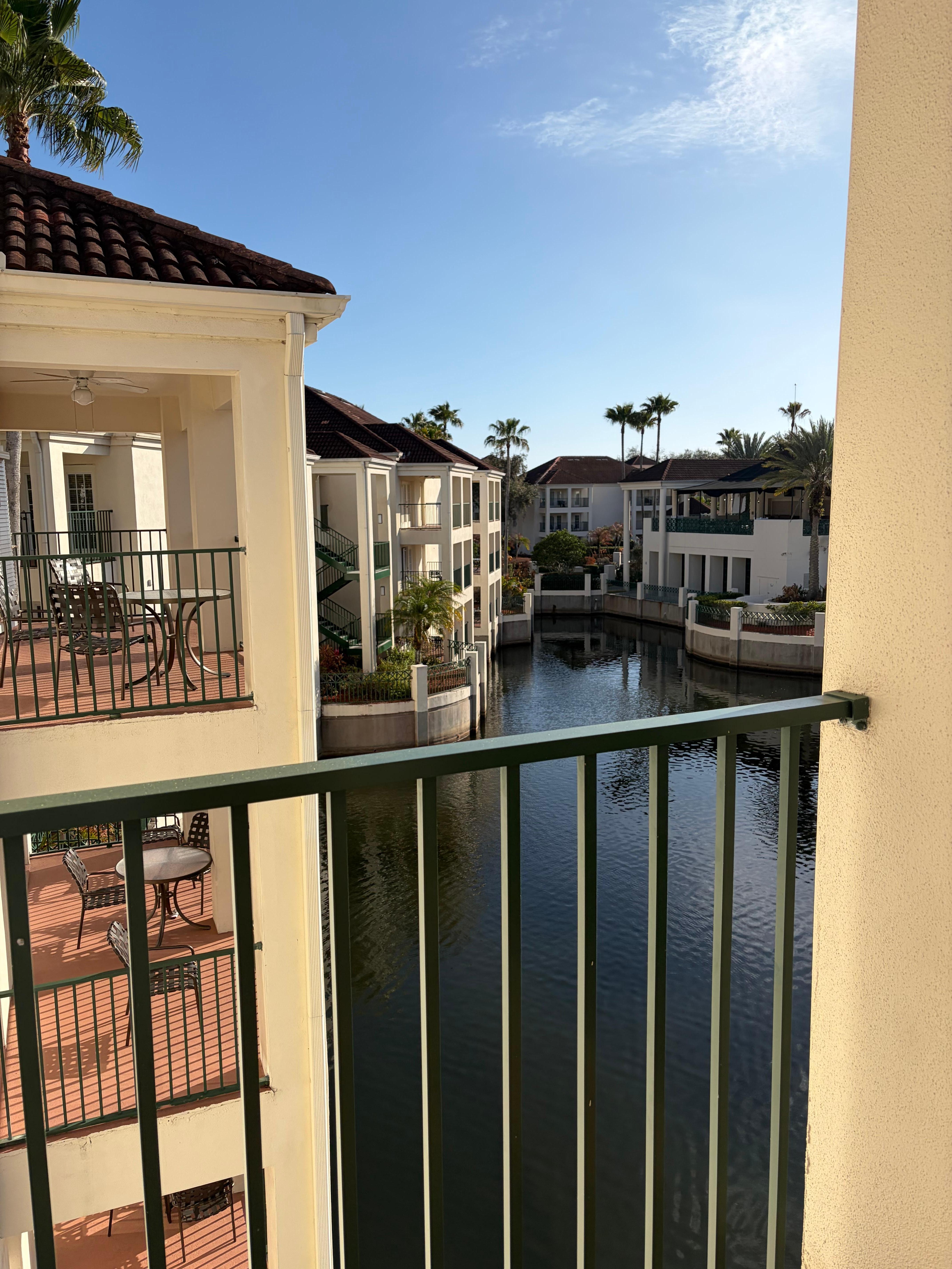 View from our balcony