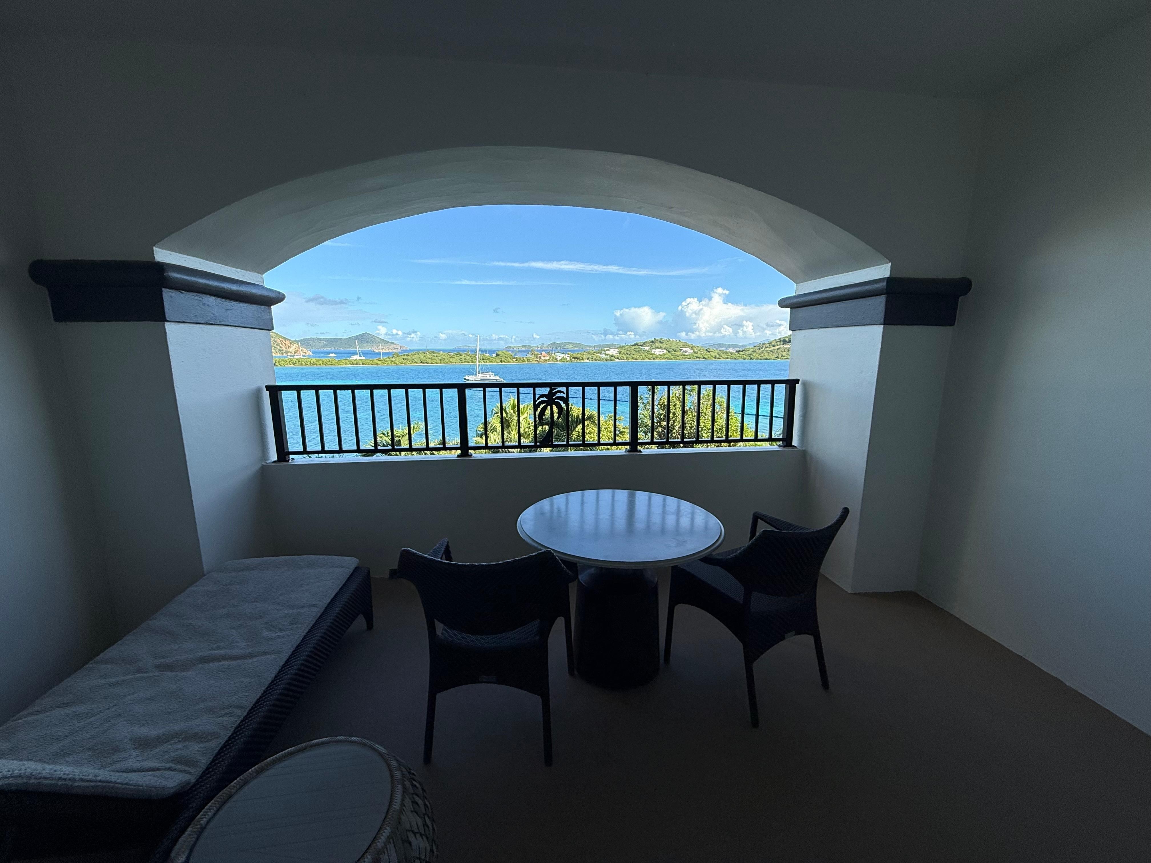 View from our oceanfront room