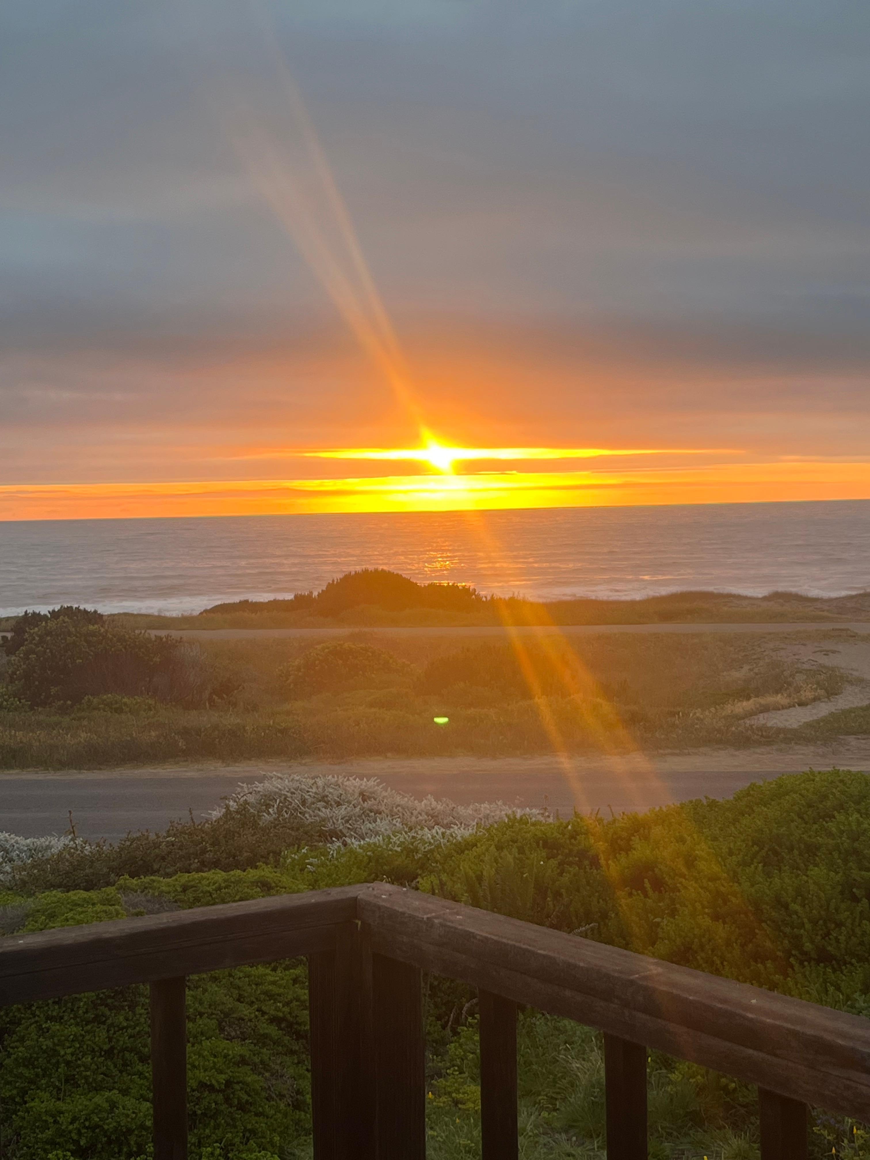Sunsets on the deck