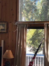 The cobwebs in all the windows were so thick. There were also long ones having from the high ceiling.