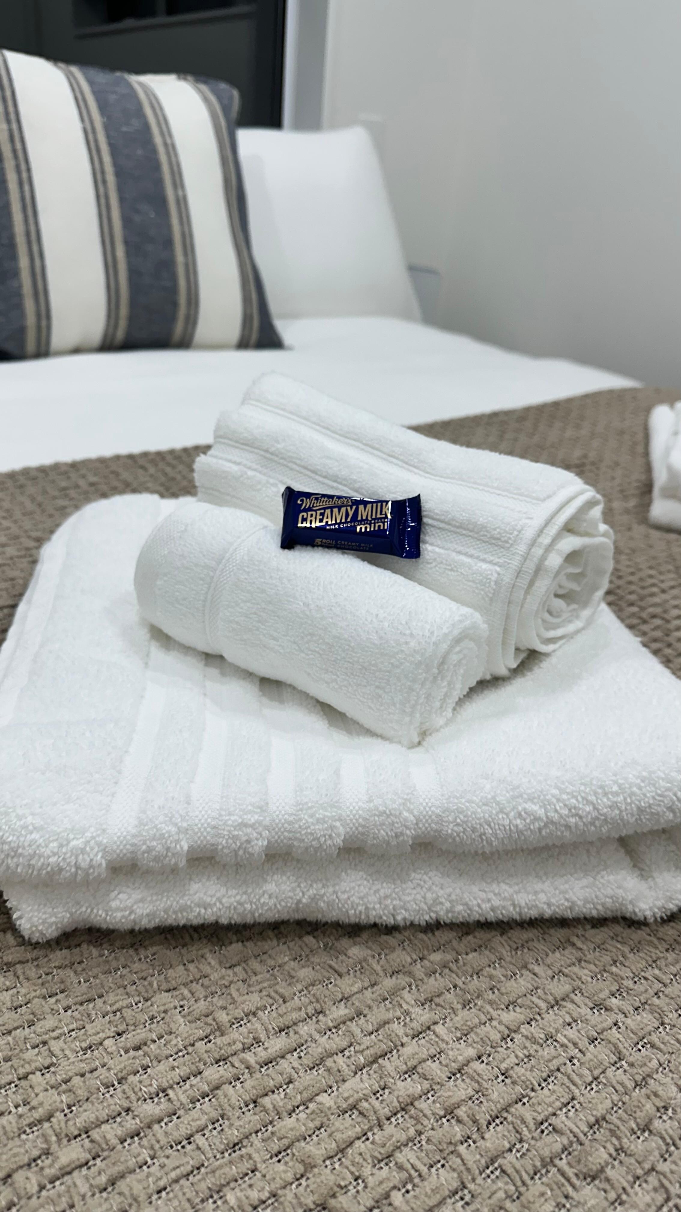 Clean towels for each guest