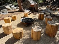 Fire pit.