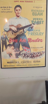 Elvis and his flag