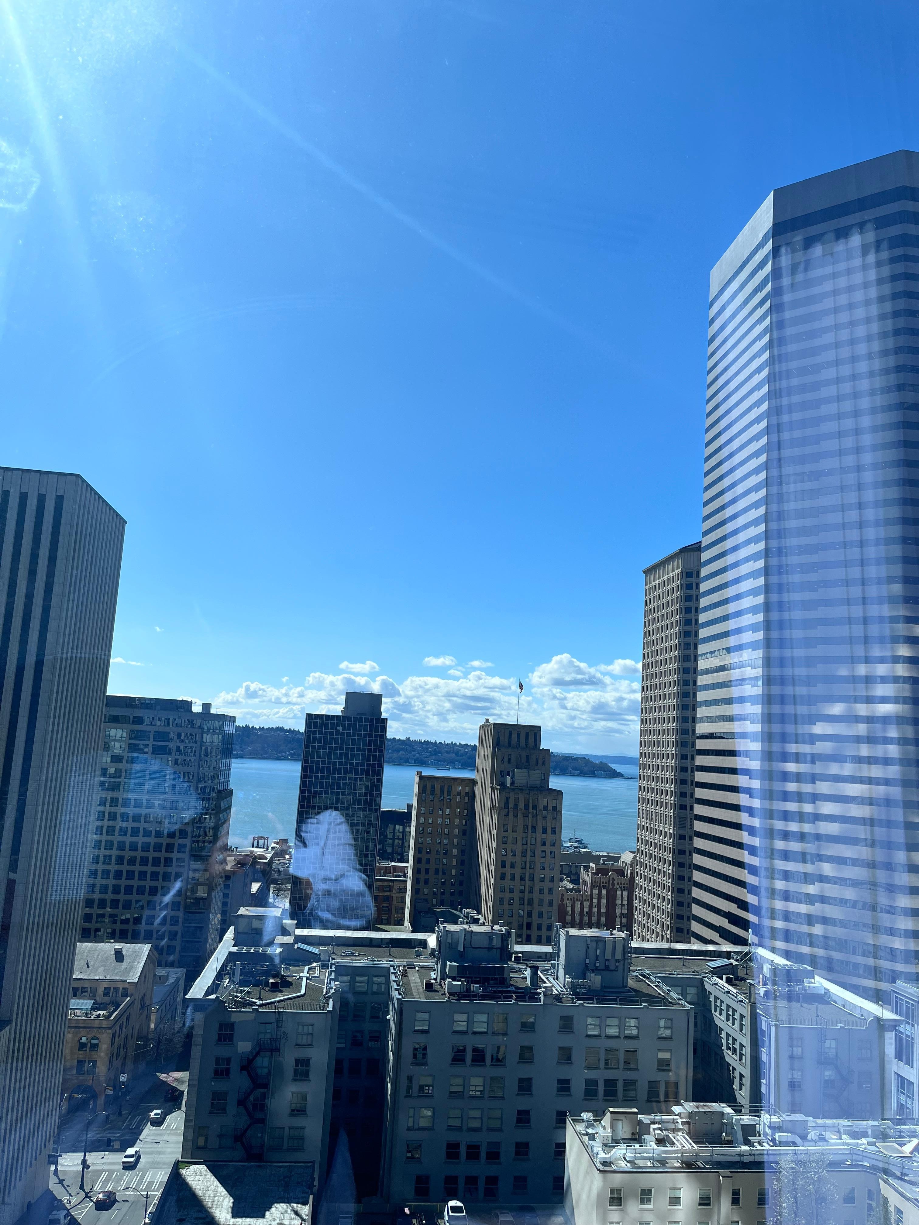 View from our room on the 8th floor 