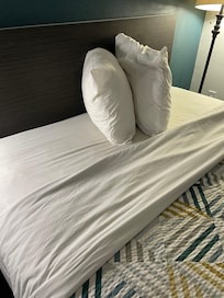 Only 2 pillows per bed
