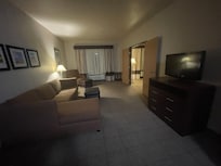 The suite was huge and nice.