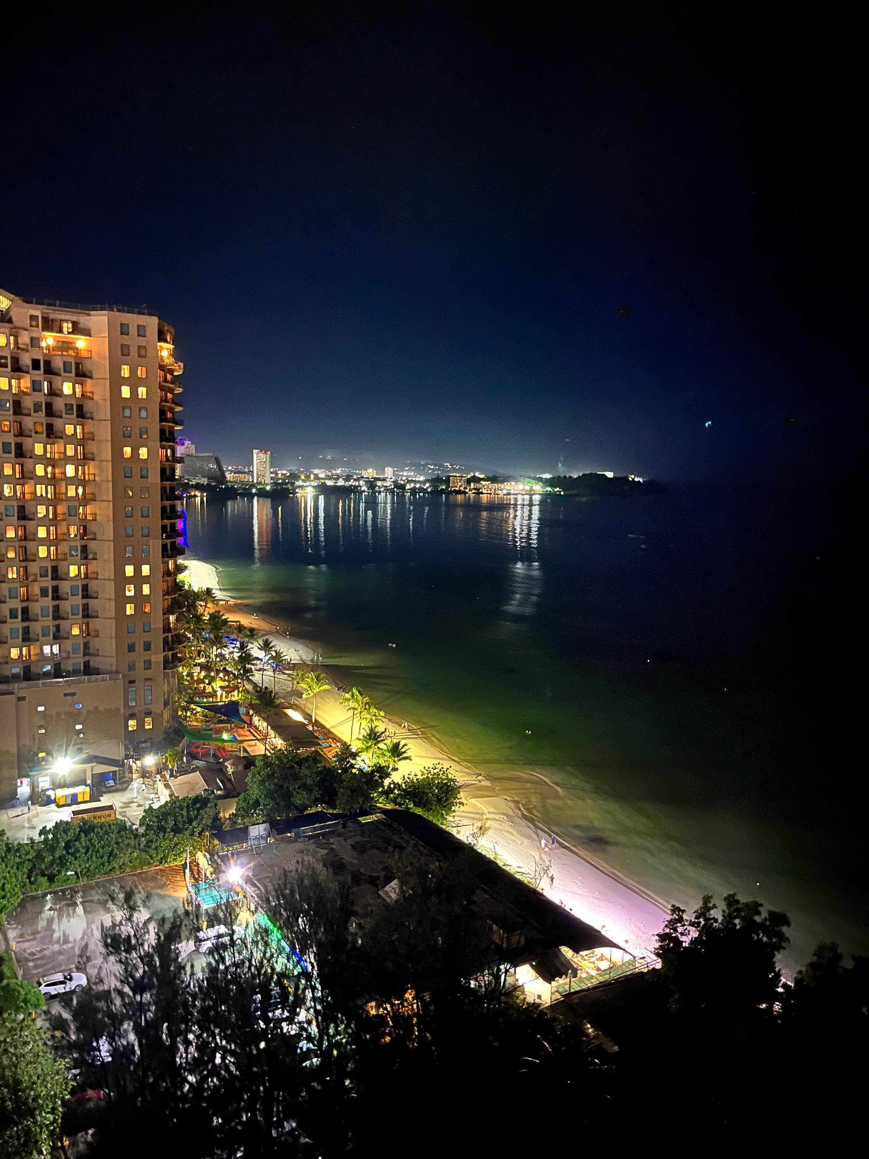 Evening view from balcony 