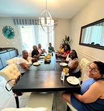 A table large enough for our group