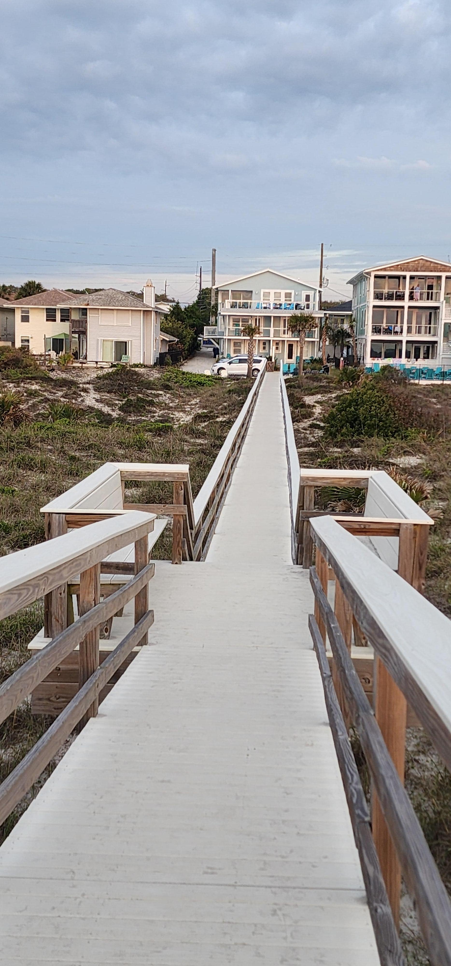 Looking at the house we stayed in.