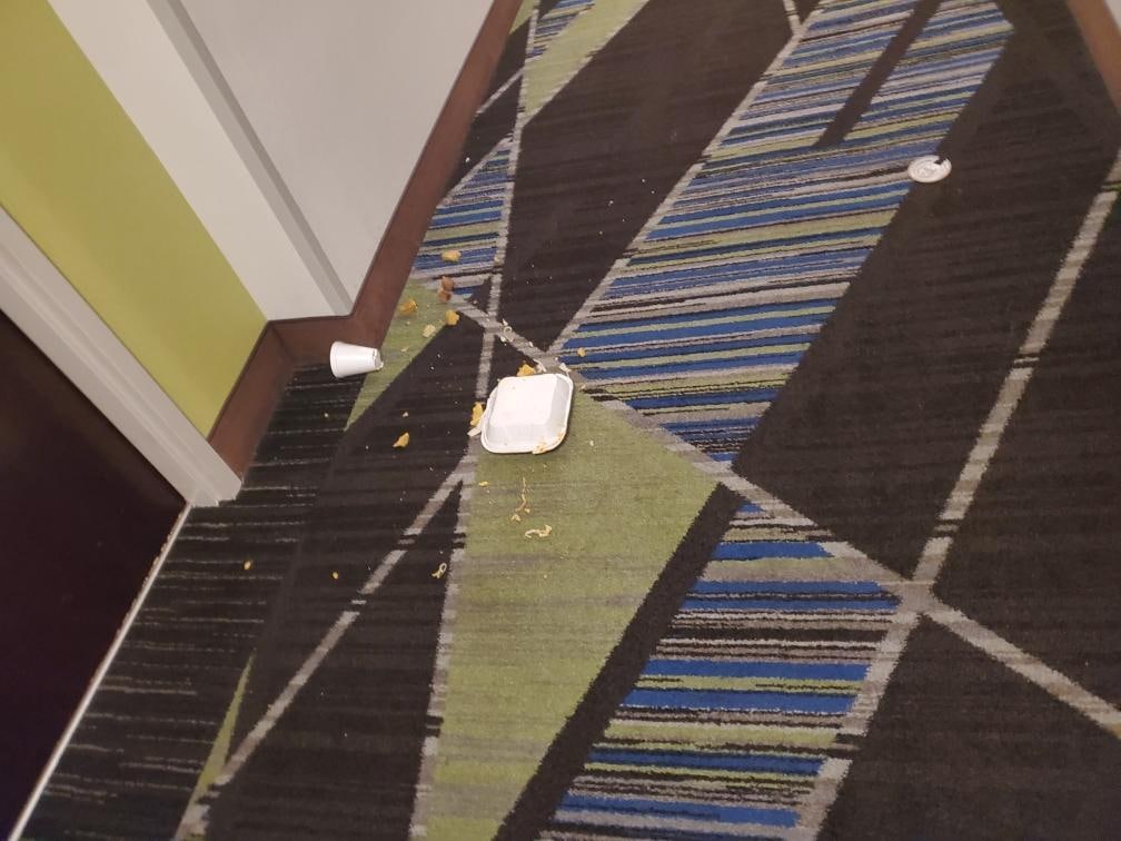 This was how our room was given to us