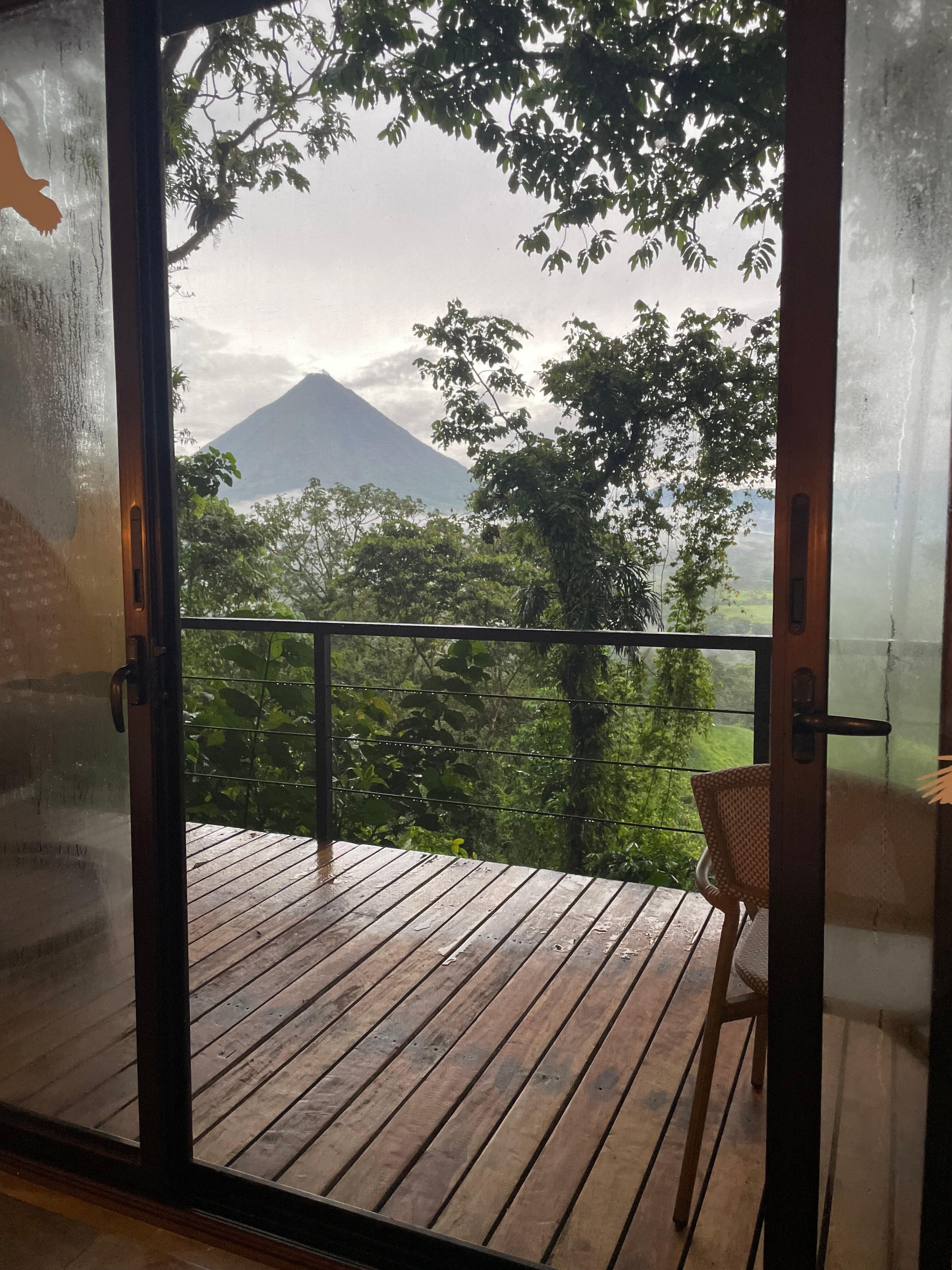 View from our villa