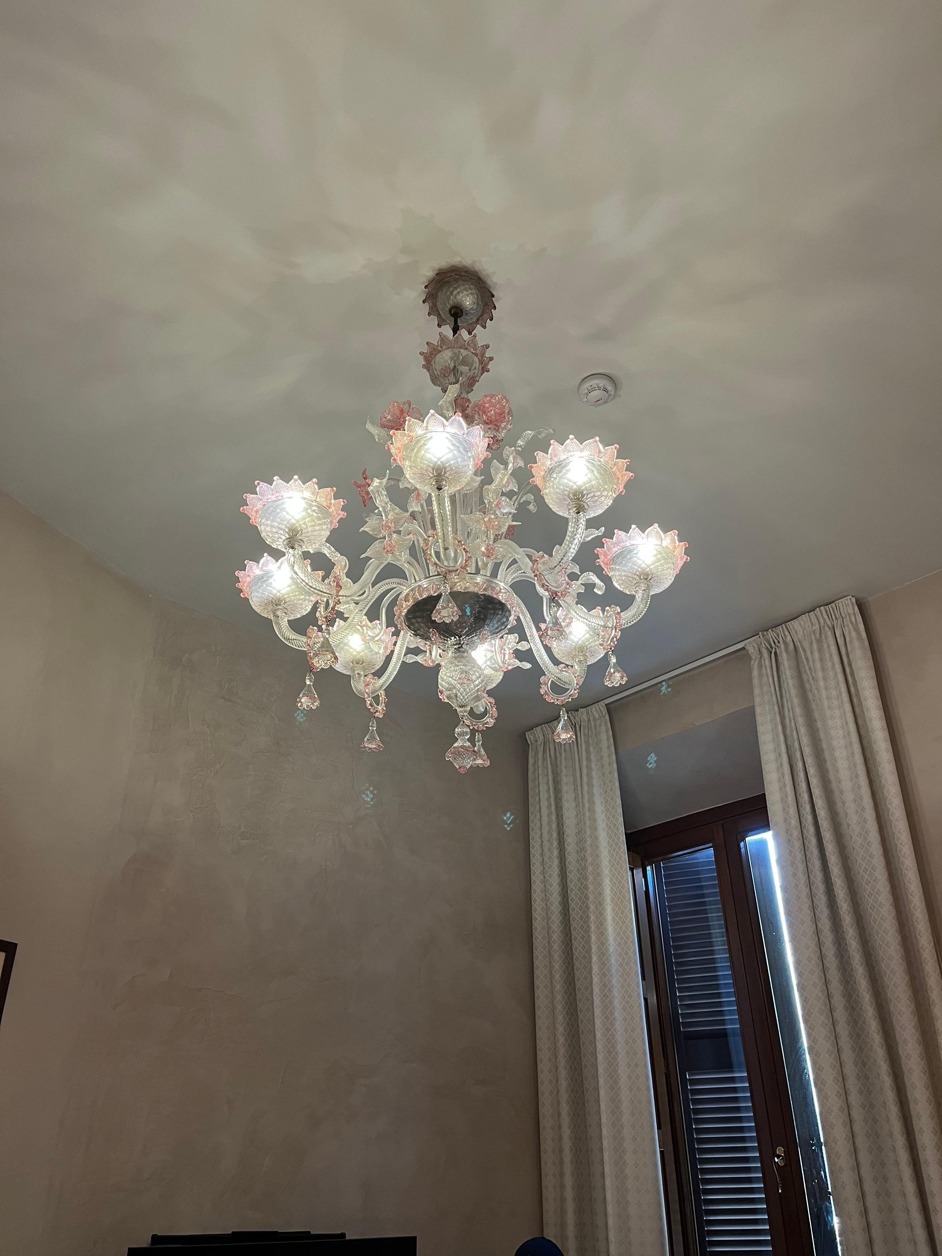 Old world charm with these elaborate chandeliers. 