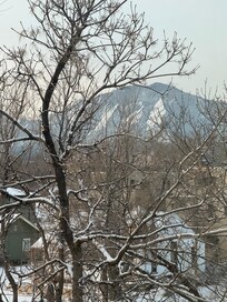 View of the Flatirons