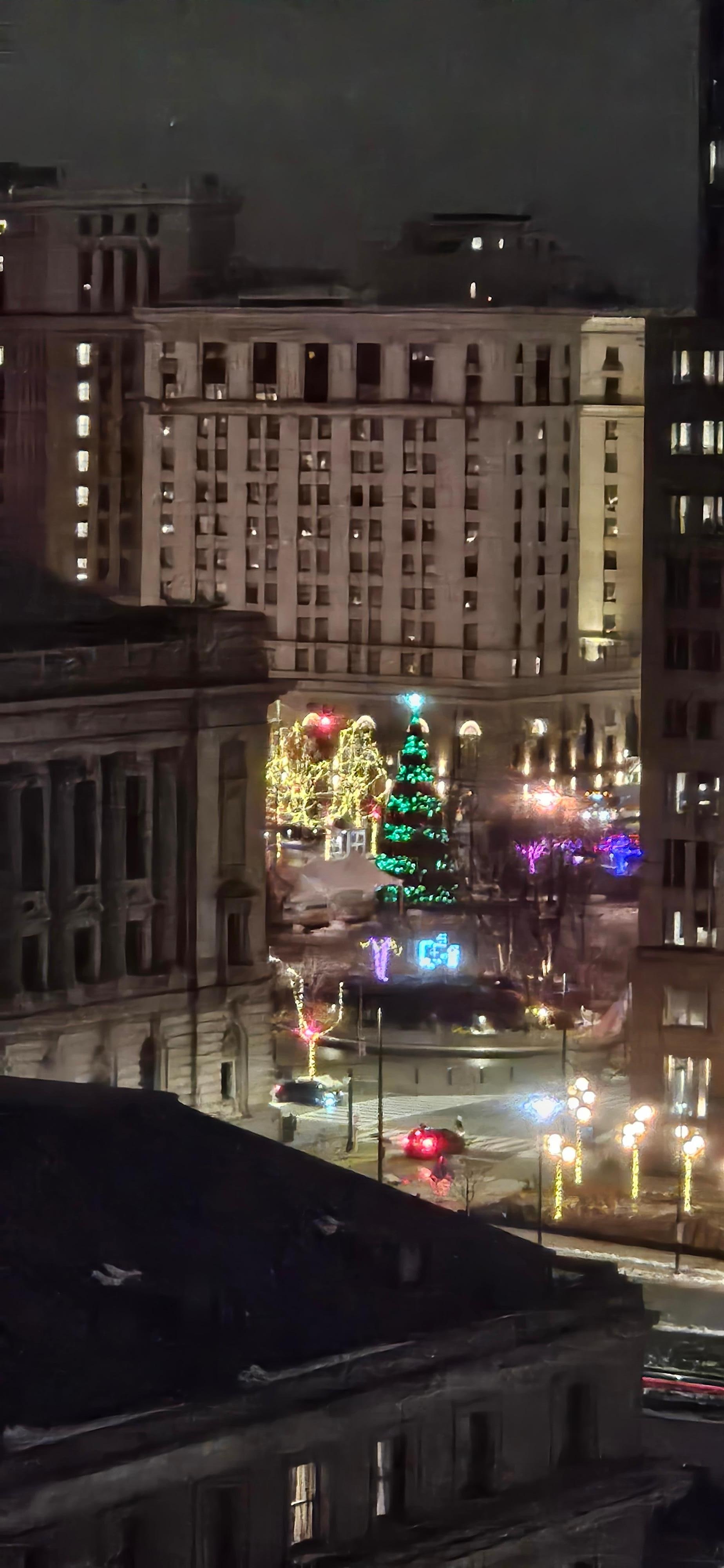 View from the room on the 16th floor!