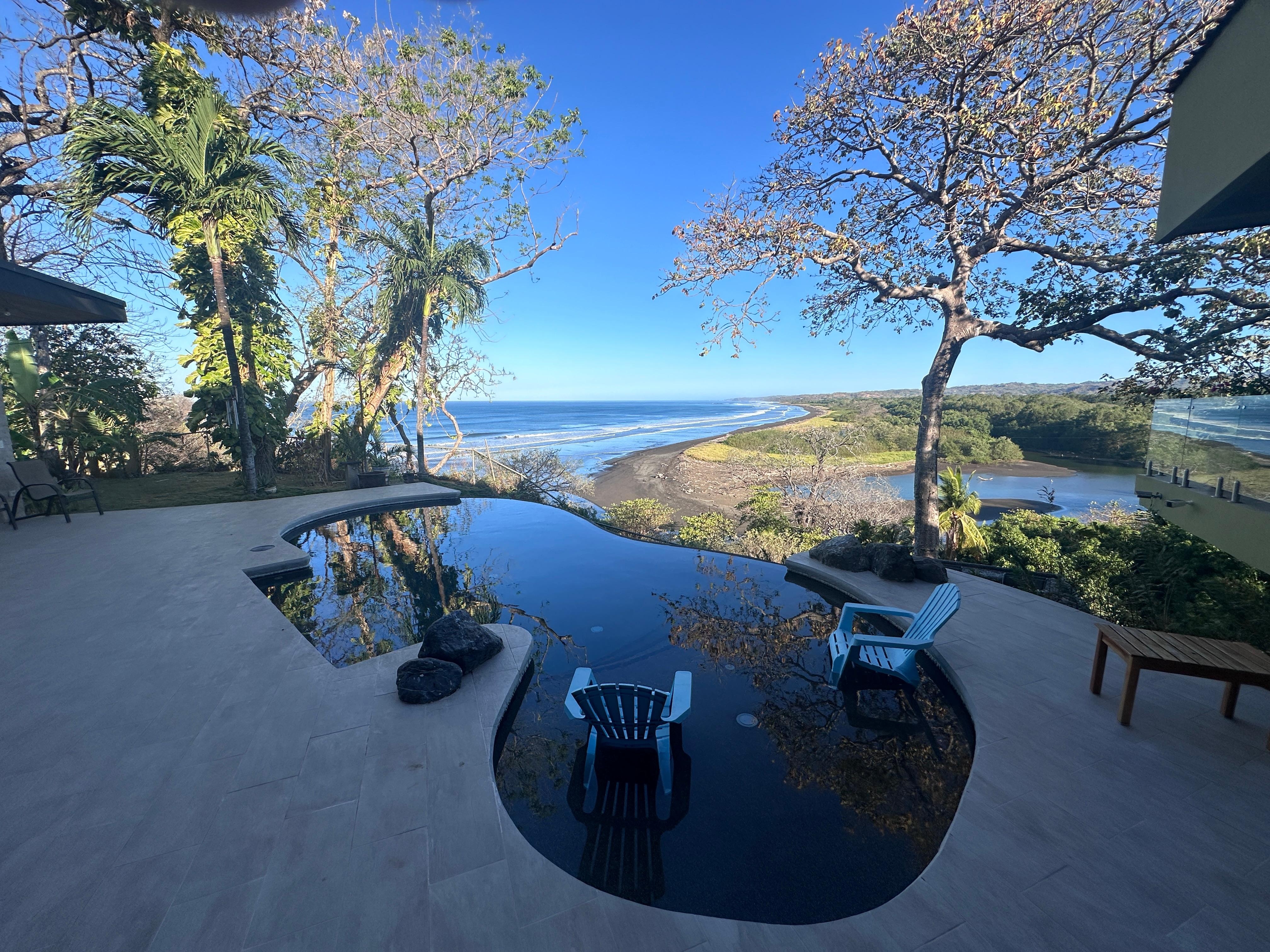 Pool looking towards Nosara beach