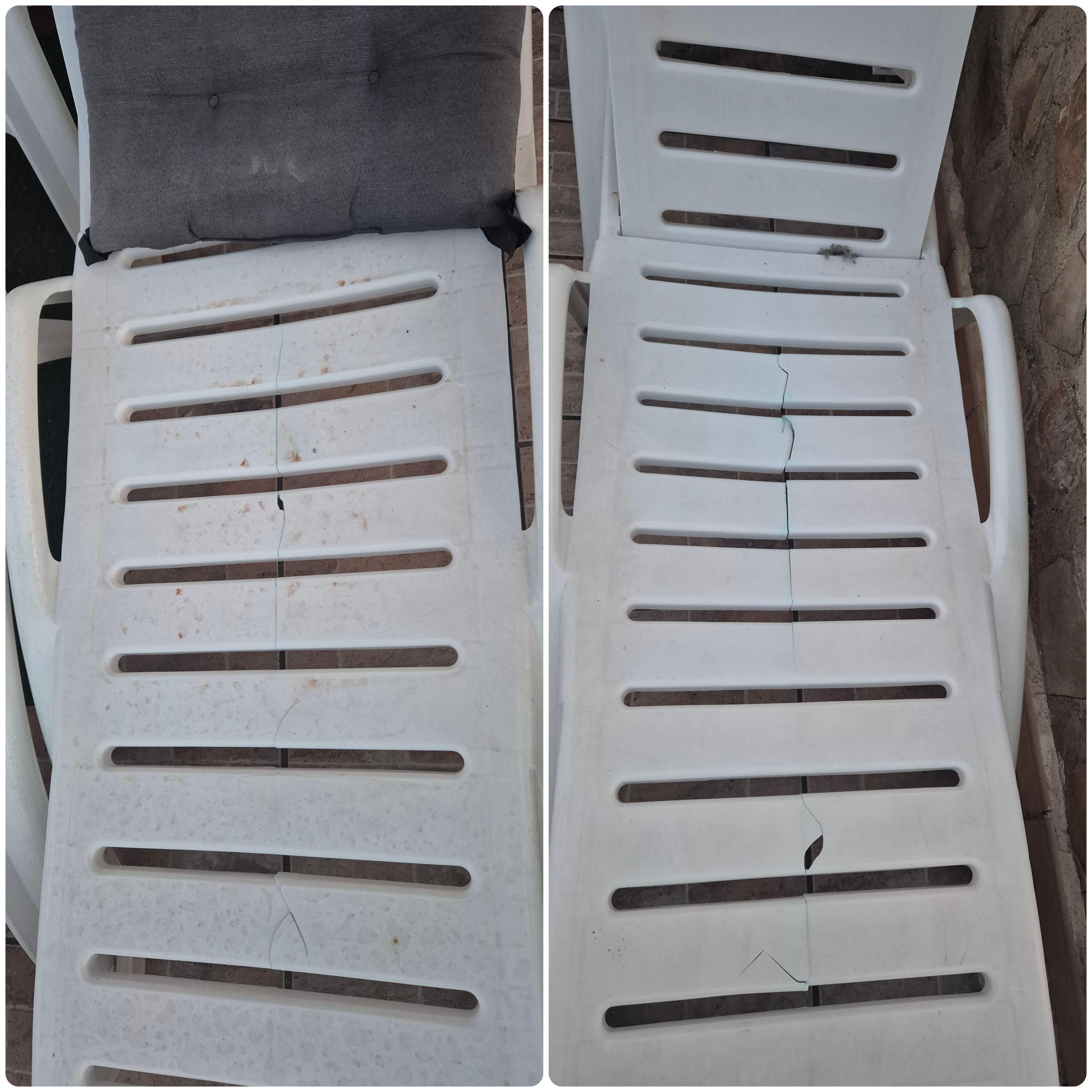 There were 3 broken beach chairs, all dirty but there was a storm a day before our arrival