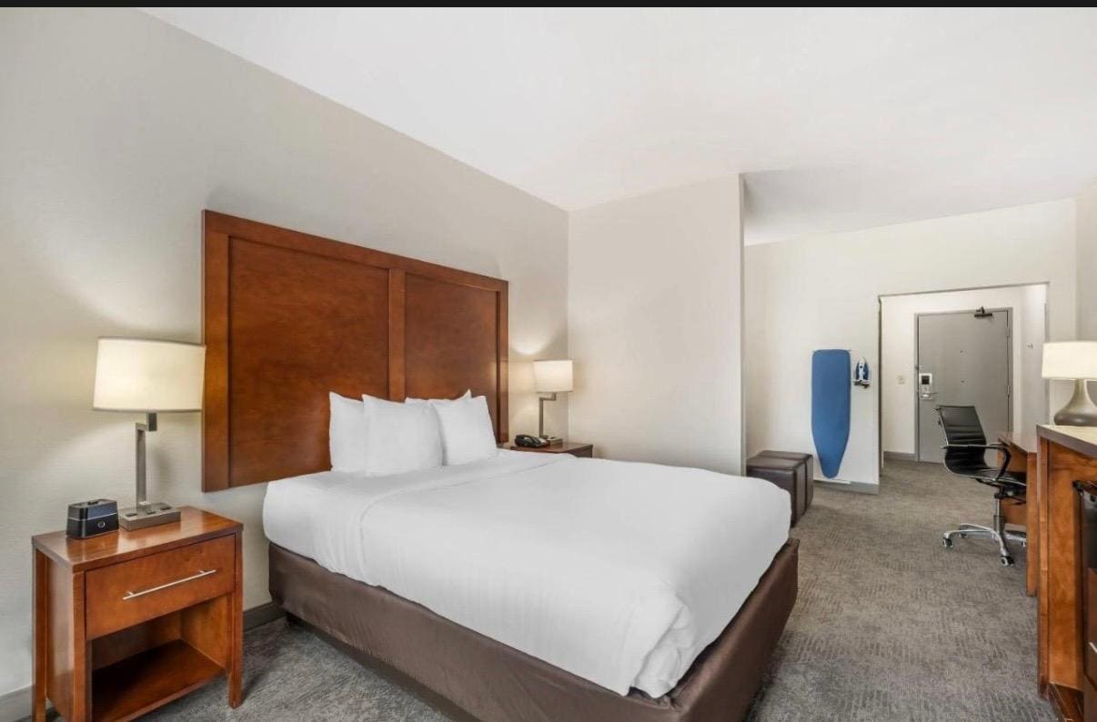 Very convenient comfortable bed and was really clean 