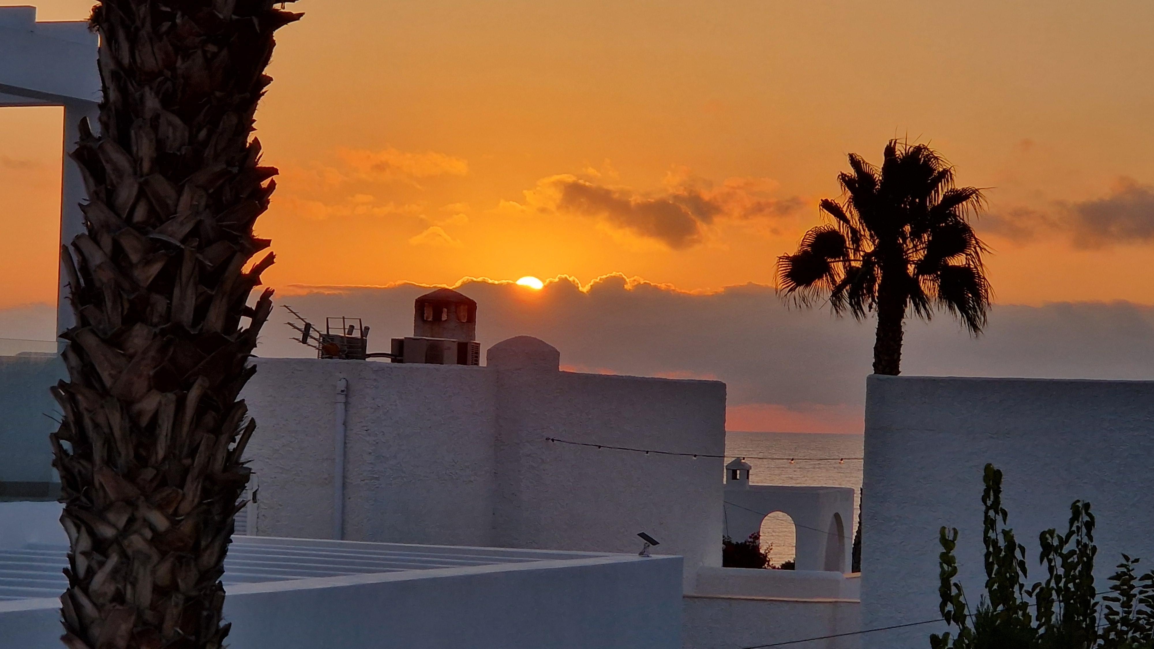 Sunrise from the top terrace
