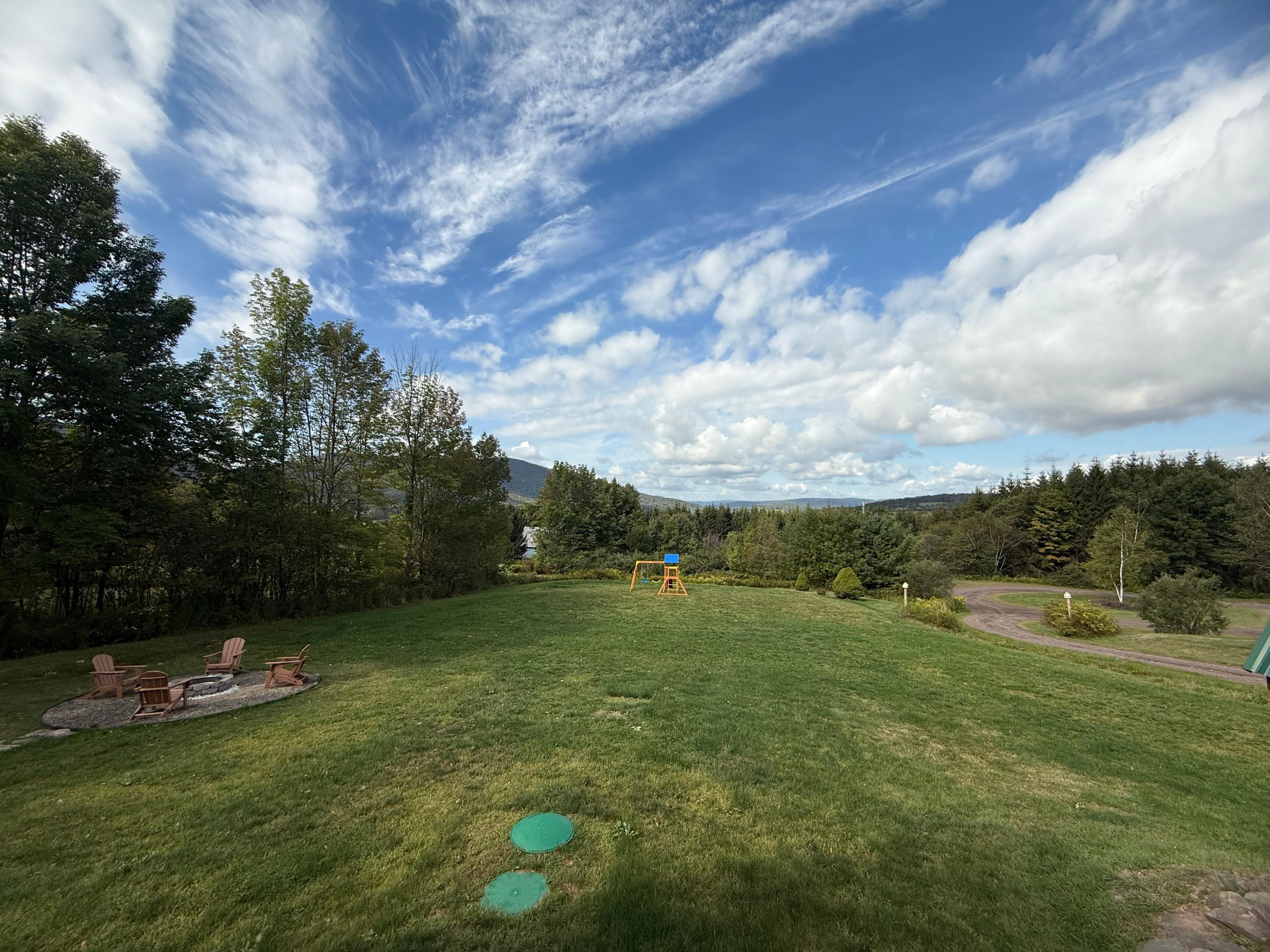 The views from the deck 