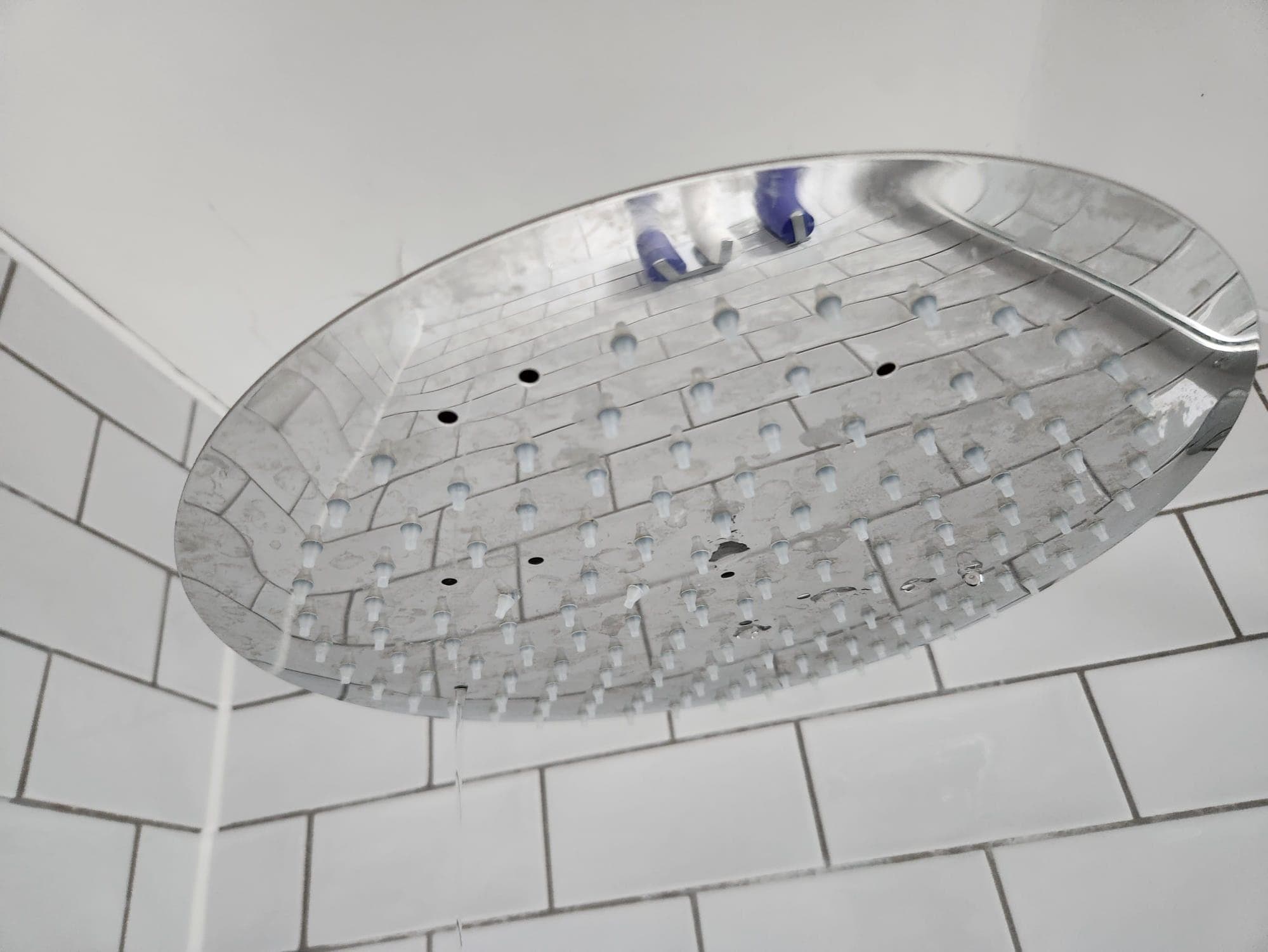 old shower head