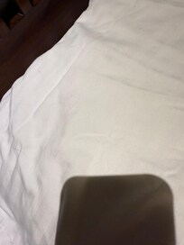 Hair on bed