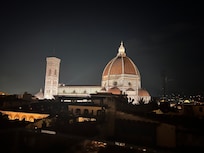 View of the Duomo from the rooftop bar