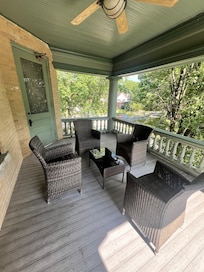 Shared veranda, well worth it.
