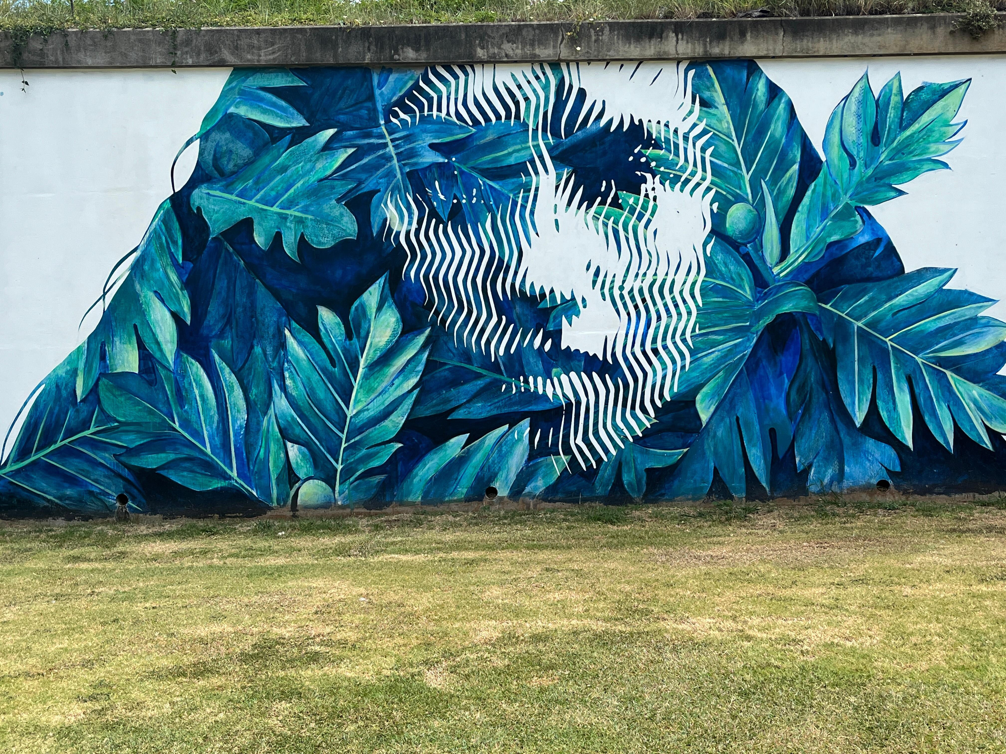 Artwork a few blocks down from property.