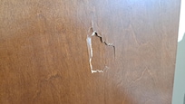 Multiple holes in doors/wall