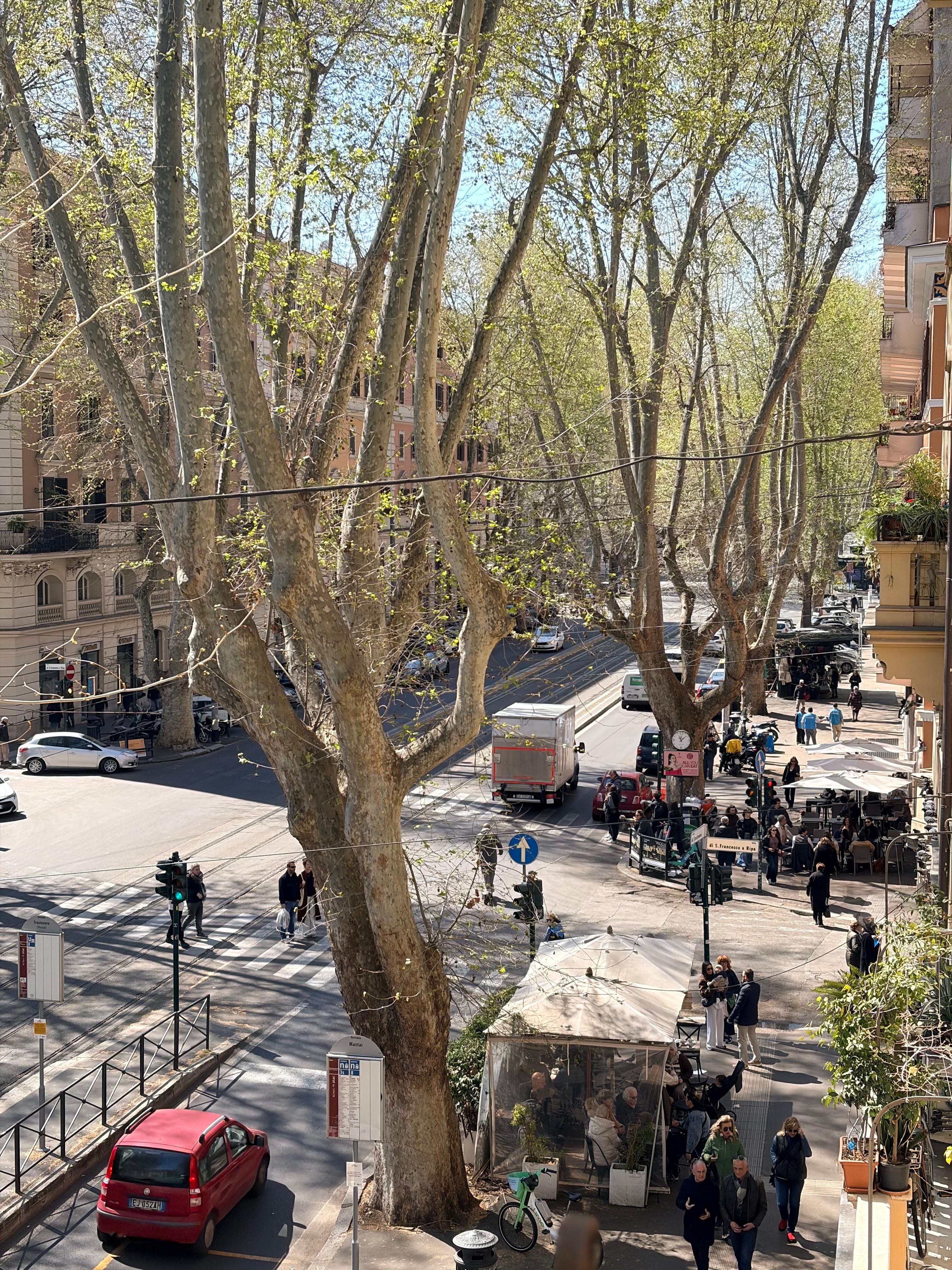 View right on the balcony 