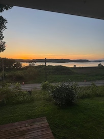 The view from the back porch during sunset!