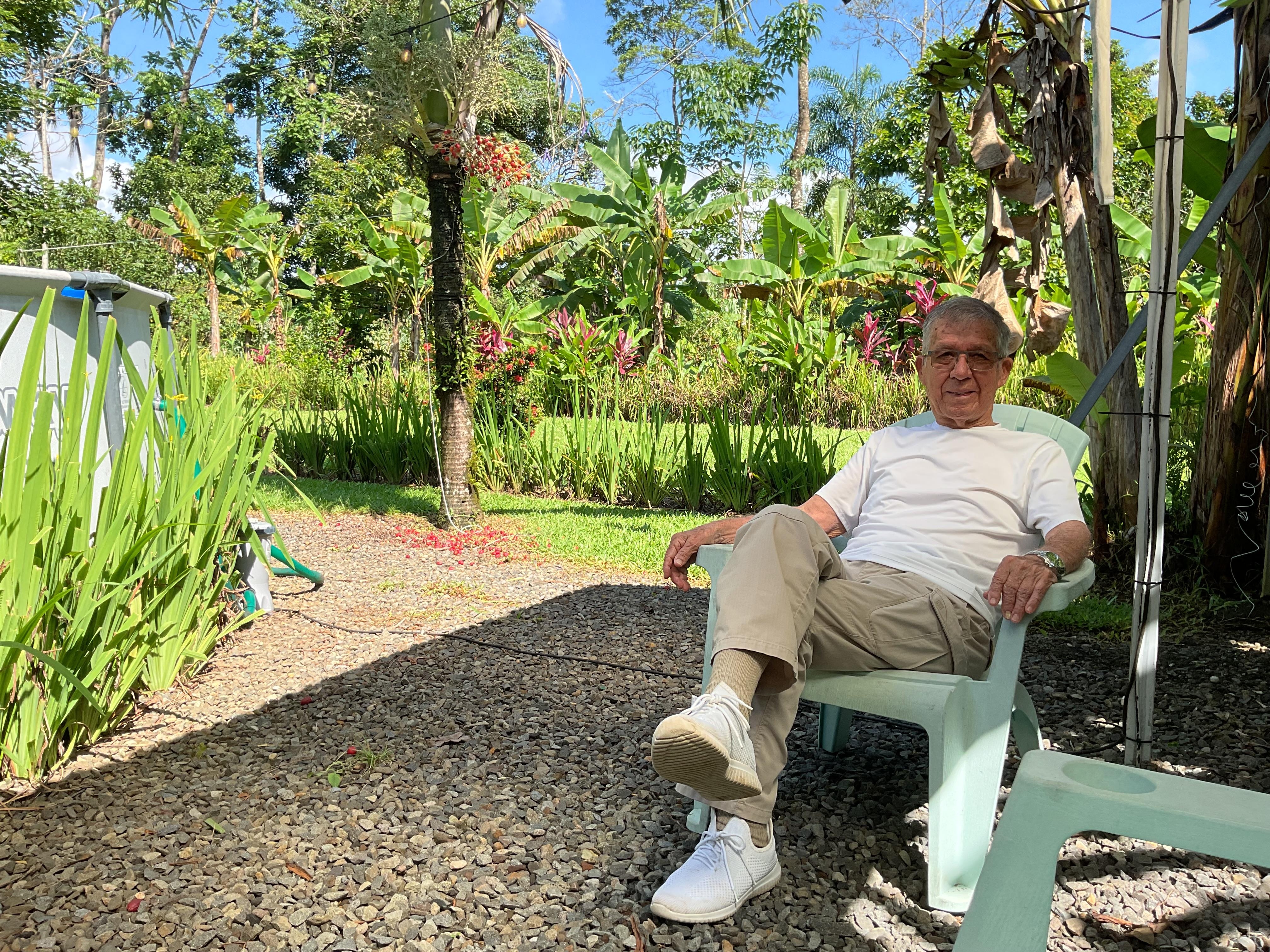 By the pool at Casa Amarilla