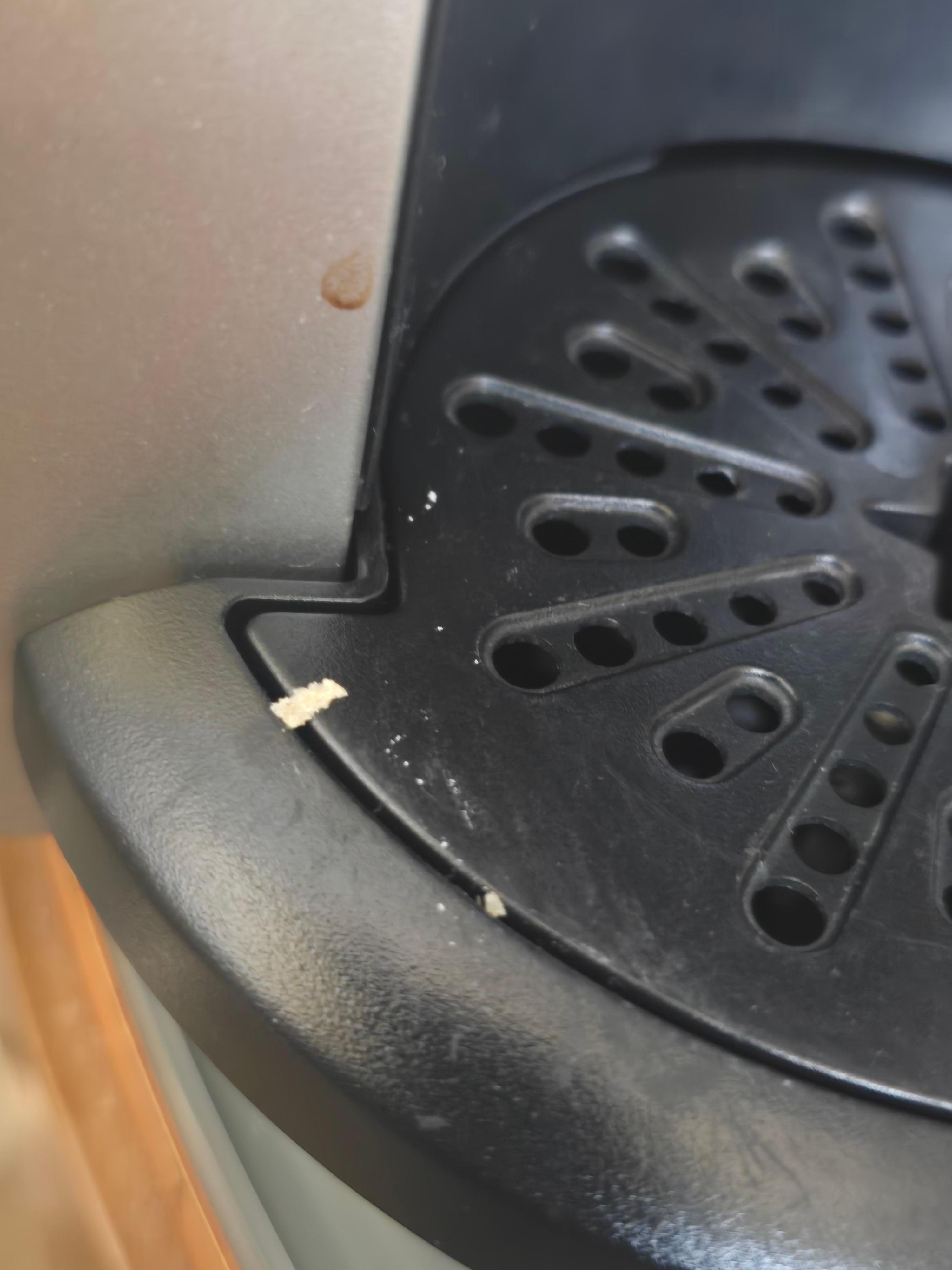 Drips of someone's old coffee, never wiped down.