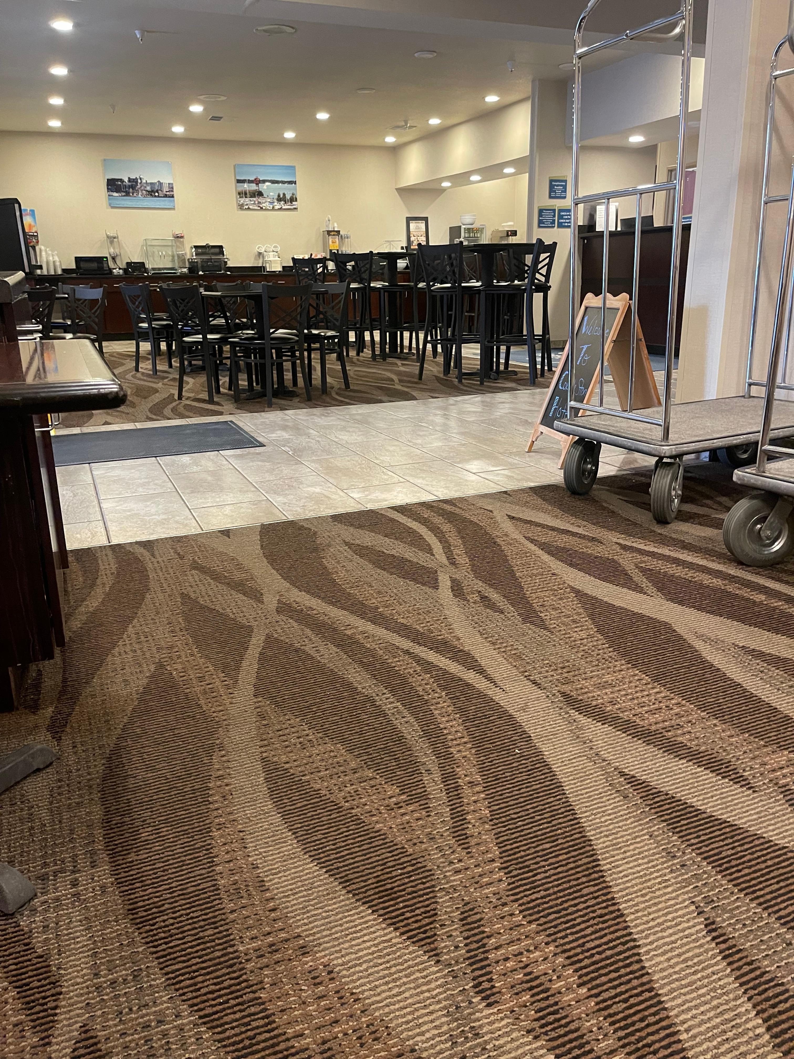 Dining area was very clean and a real full breakfast ! 