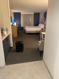 Room as I found it and as I left it. They still charged my card the $50 damage deposit.