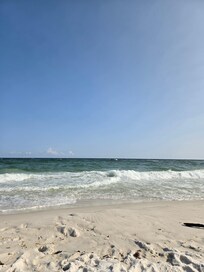 Beach across the street.