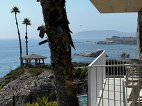 View from balcony looking north
