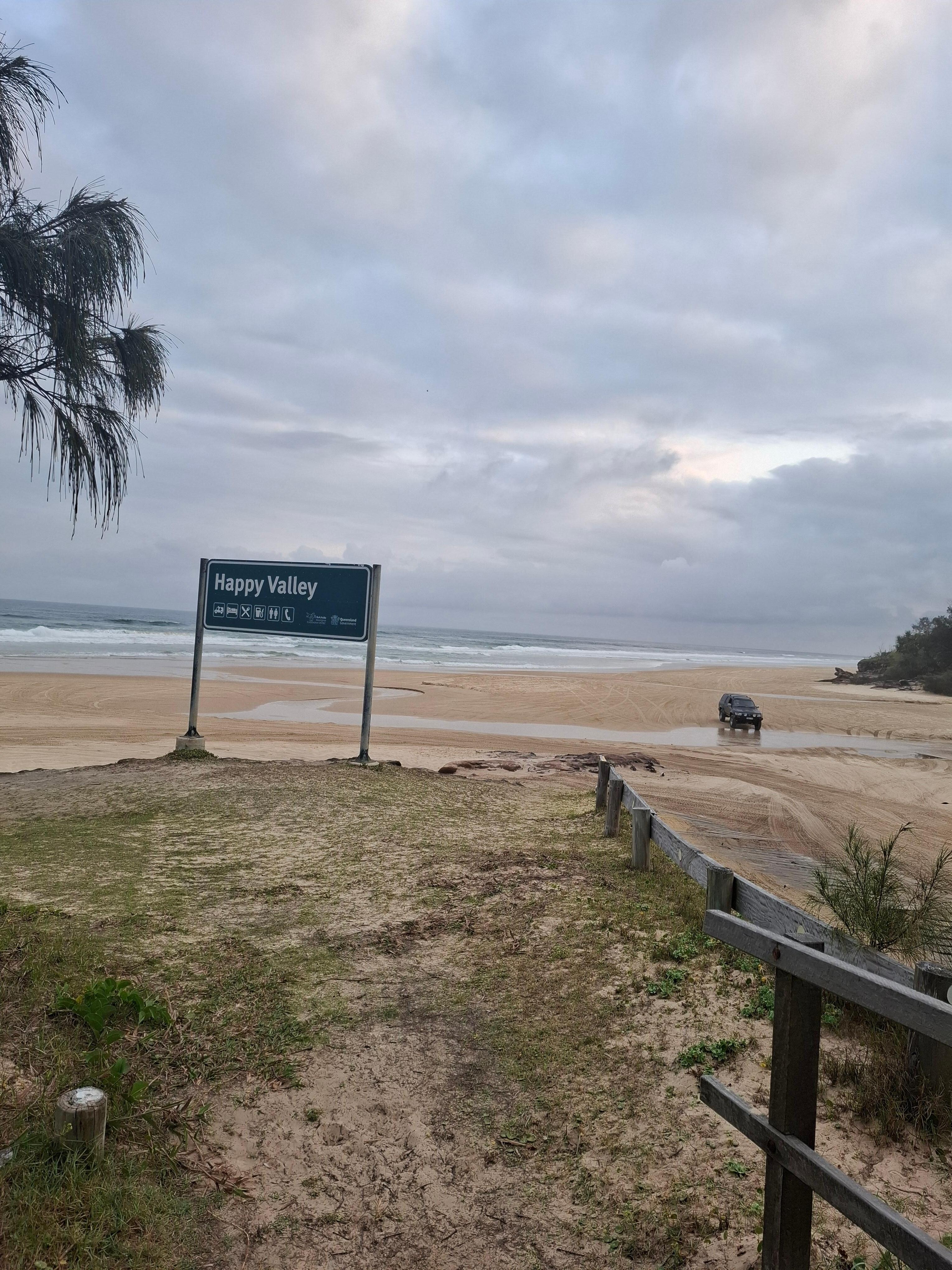 Cloudy skies over Happy Valley