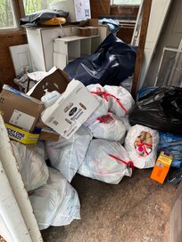 Trash shed (based on the amount of trash, there were at least 2 visits prior to ours).