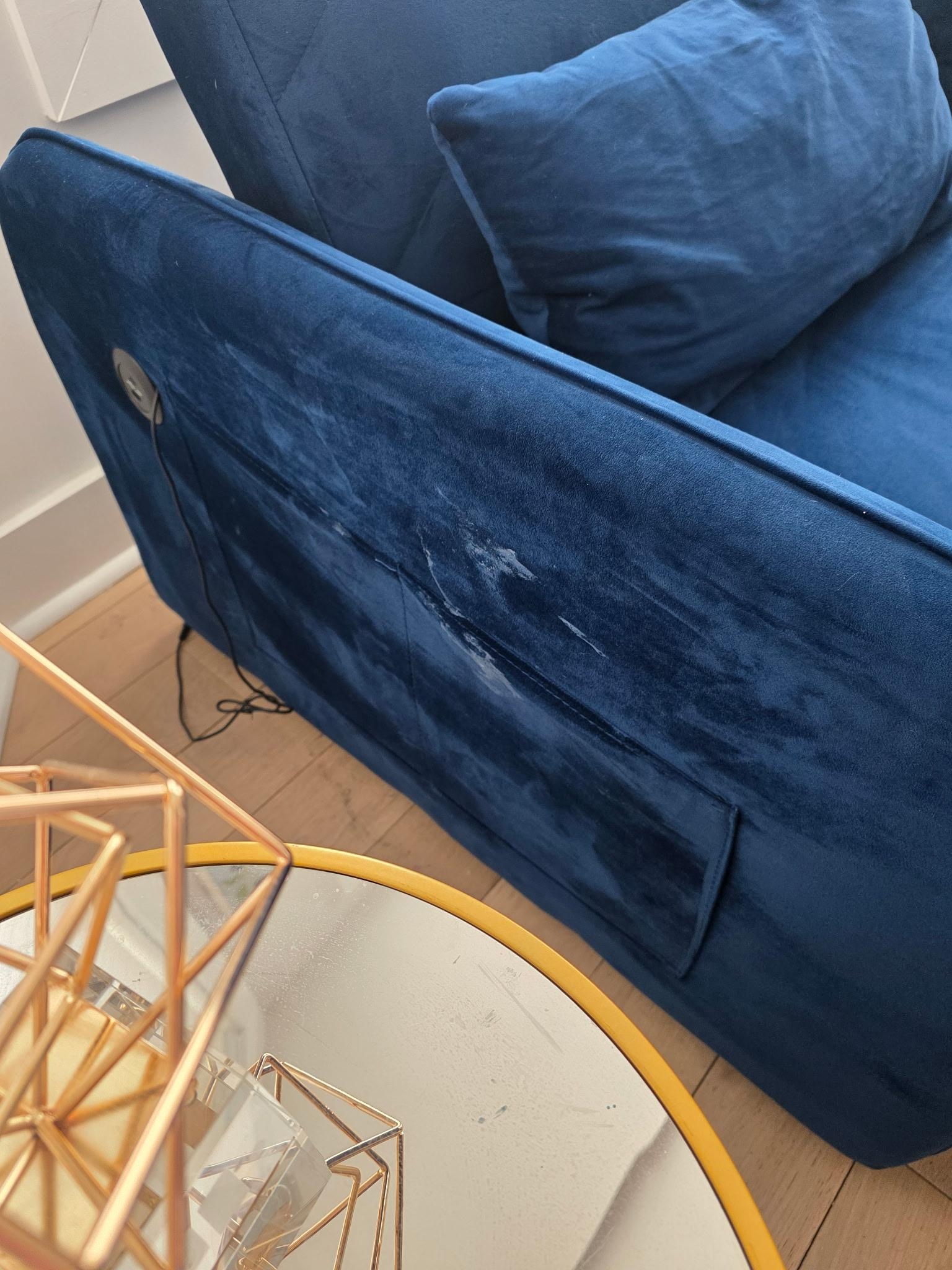 Looks like Body fluids in multiple areas. Pictures don't do justice.