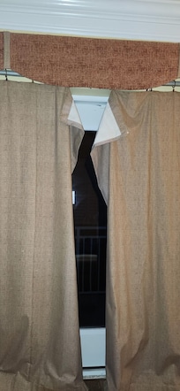 Drapes would not close falling off