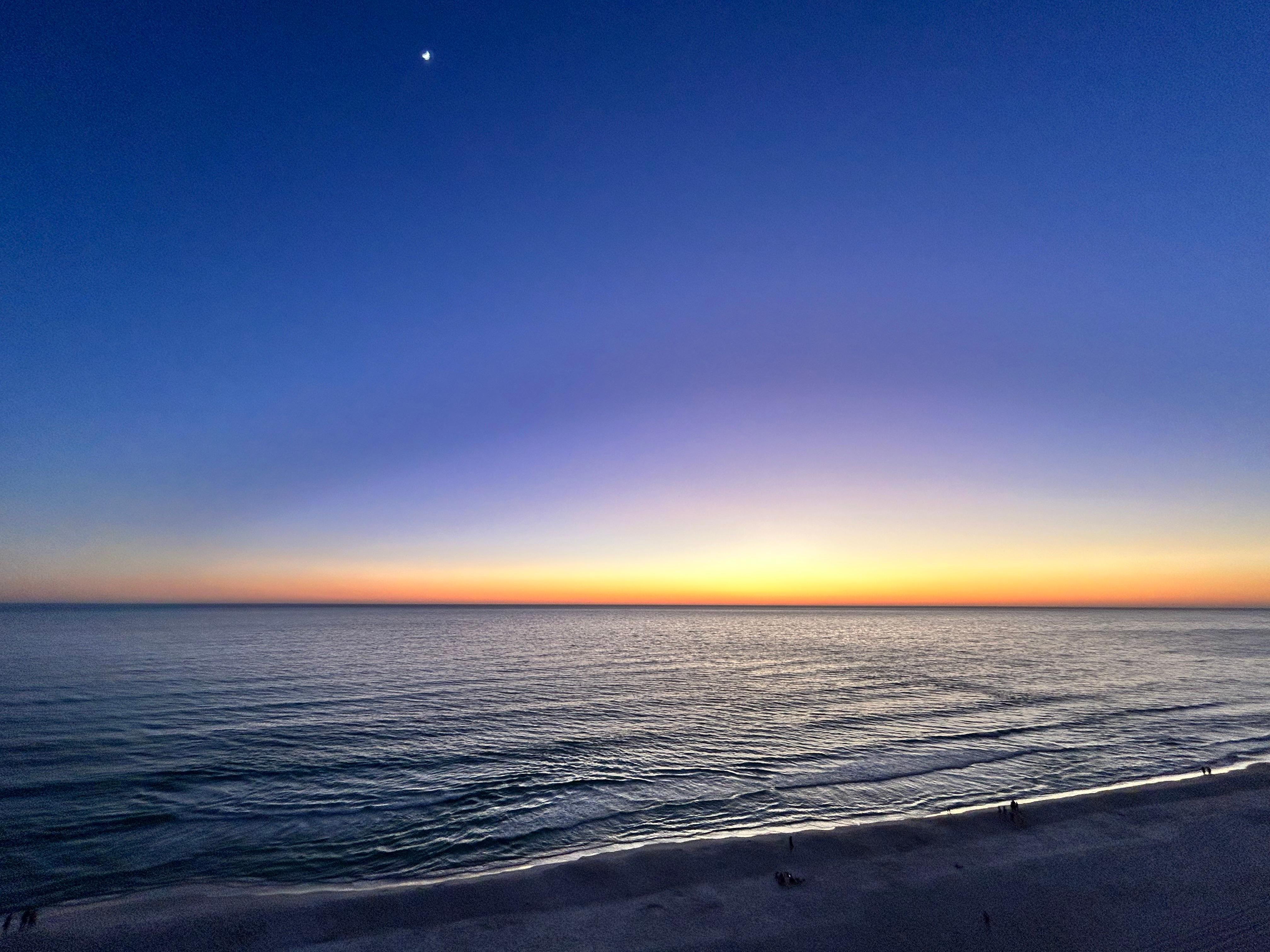 Sunset from the room 