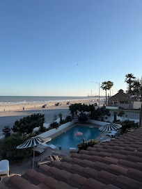 Upstairs balcony view