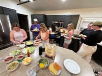 Cooking for 14 people! Taco night